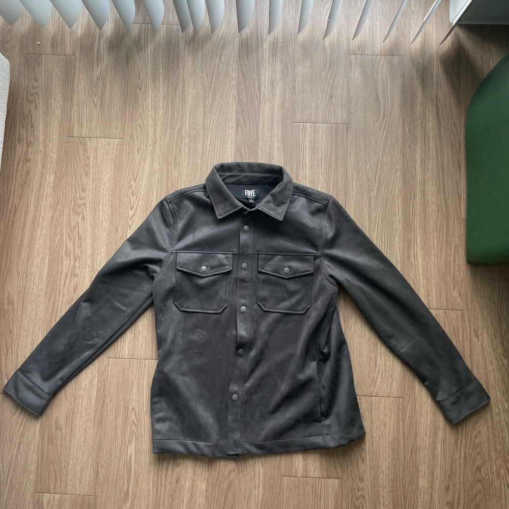 Frye Faux Suede Shirt Jacket